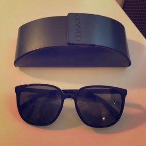 Oliver Peoples Polarized Black Emelita Sunglasses